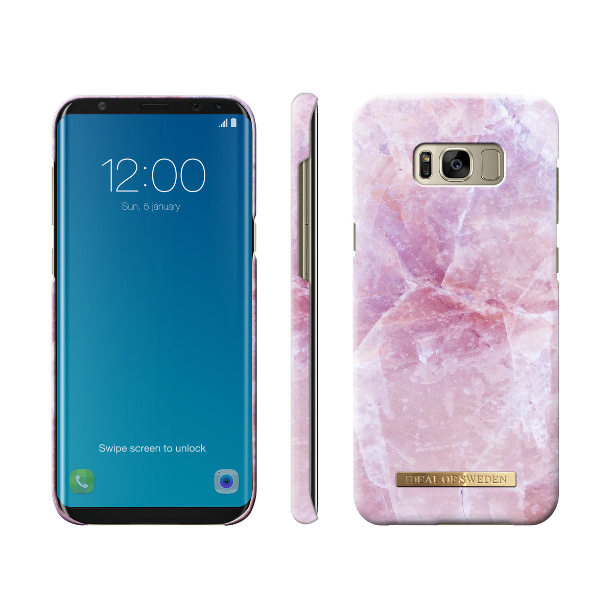 IDEAL OF SWEDEN Fashion, Backcover, Samsung, Galaxy S8+, Pilion Pink Marble