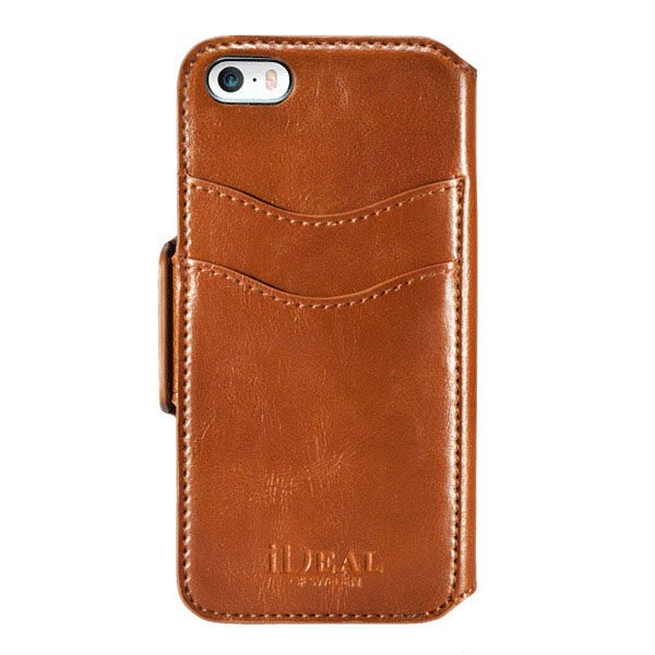 IDEAL OF SWEDEN Swipe, Bookcover, Apple, iPhone SE (2016), Braun