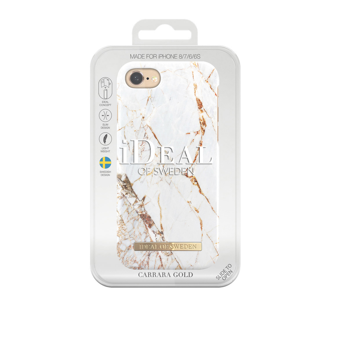 Gold Apple, iPhone Fashion, 7, Backcover, iPhone IDEAL 6, SWEDEN iPhone Carrara 8, OF