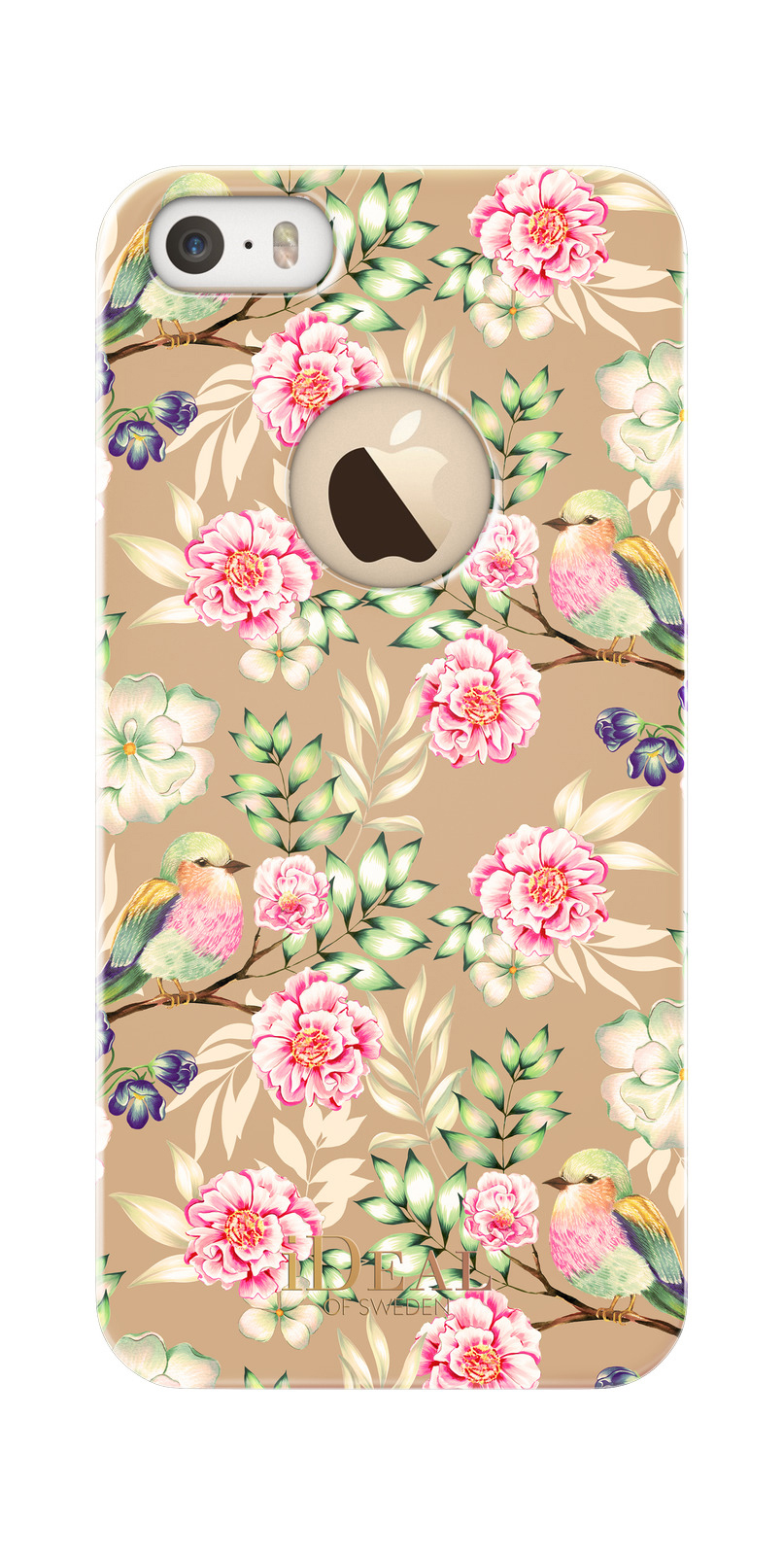 IDEAL OF SWEDEN Fashion, Backcover, Apple, iPhone SE (2016), Champagne Birds