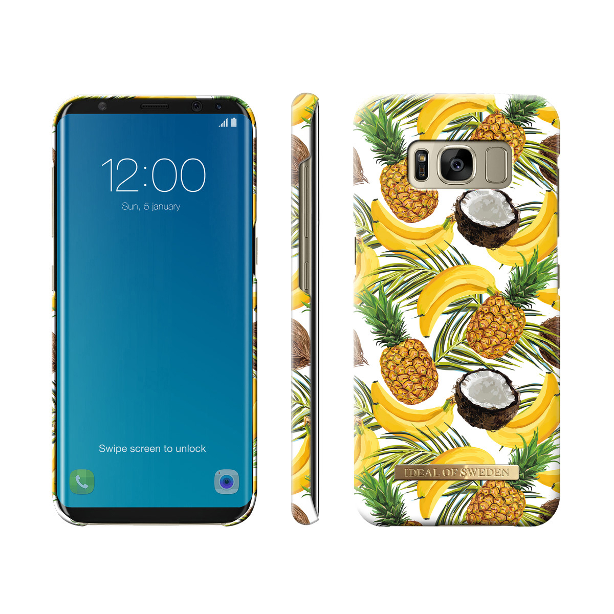 IDEAL OF SWEDEN Fashion, Backcover, Samsung, Galaxy S8, Banana Coconut
