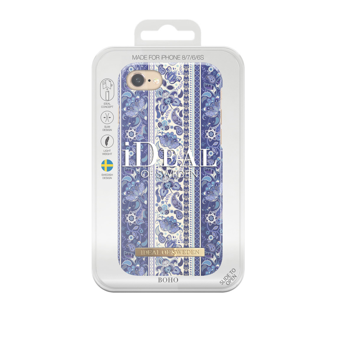 IDEAL OF SWEDEN Fashion, Backcover, Apple, iPhone 6, iPhone 7, iPhone 8, Boho
