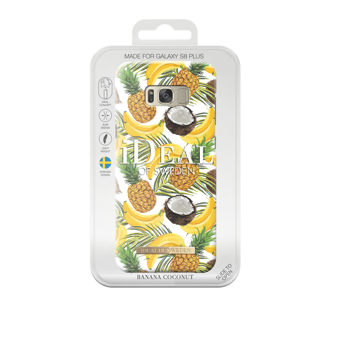 IDEAL OF SWEDEN Fashion, Backcover, Samsung, Galaxy S8+, Banana Coconut