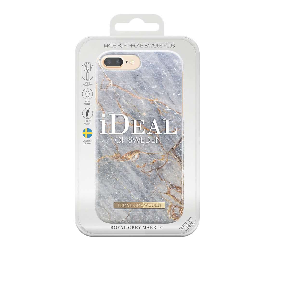IDEAL OF SWEDEN Fashion, Backcover, Plus, 6 Plus Plus, iPhone Marble iPhone Apple, 7 8 ,iPhone Grey