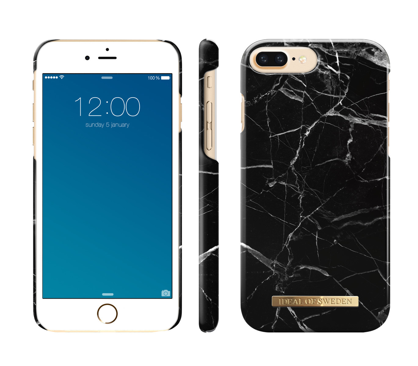 6 OF Fashion, SWEDEN 7 Plus, iPhone Black Plus Marble Apple, iPhone 8 ,iPhone IDEAL Backcover, Plus,