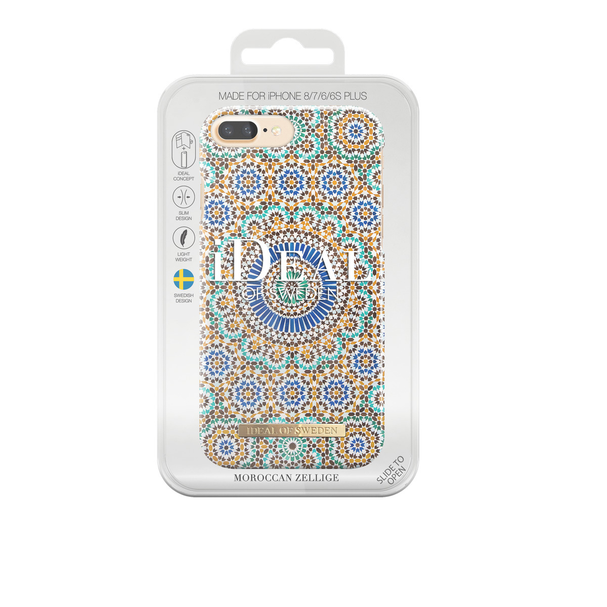 IDEAL OF SWEDEN Fashion, Backcover, Apple, iPhone 6 Plus, iPhone 7 Plus ,iPhone 8 Plus, Moroccan Zellige