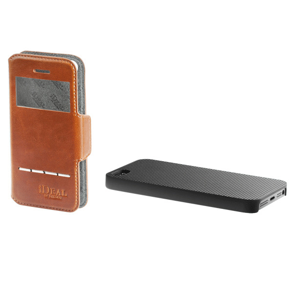 IDEAL OF SWEDEN Swipe, Bookcover, Apple, iPhone SE (2016), Braun