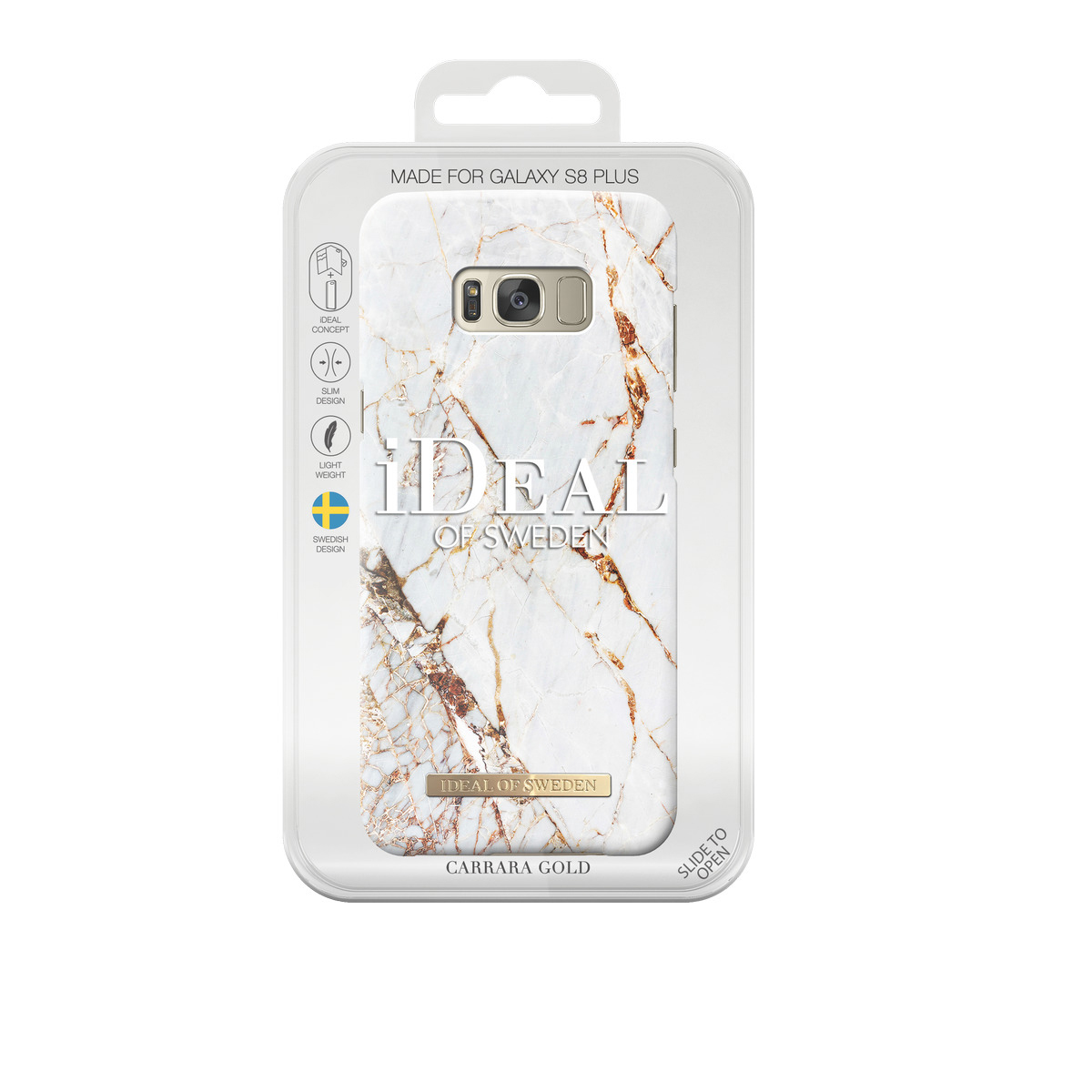 IDEAL OF SWEDEN Fashion, Backcover, Samsung, Galaxy S8+, Carrara Gold