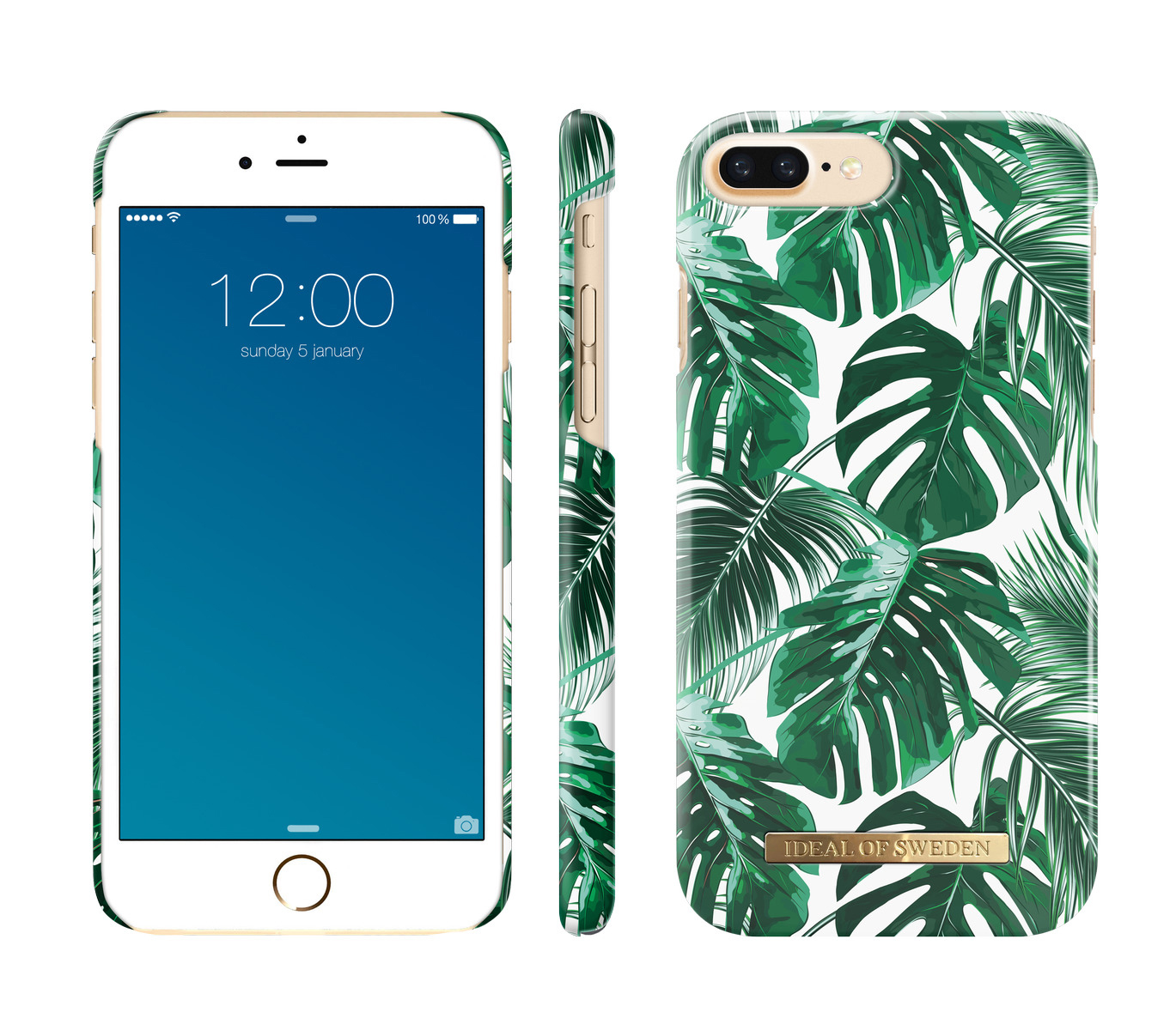 IDEAL OF SWEDEN Fashion, Backcover, Apple, iPhone 6 Plus, iPhone 7 Plus ,iPhone 8 Plus, Monstera Jungle