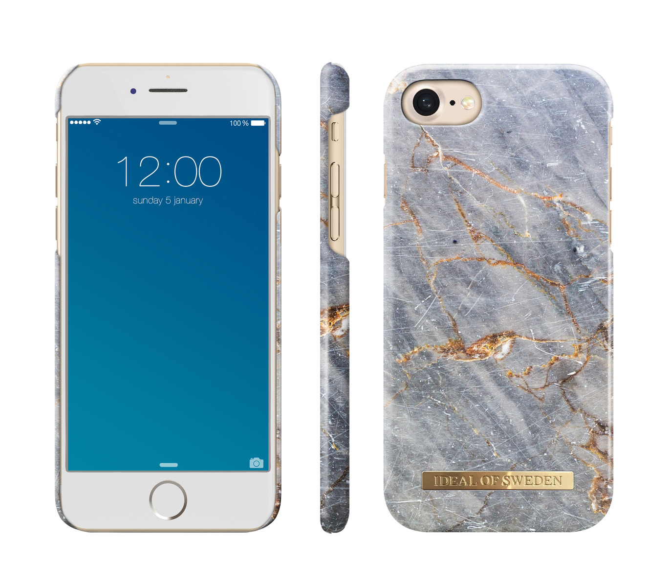 Fashion, SWEDEN Apple, 7, iPhone Backcover, Marble Grey iPhone IDEAL 6, 8, OF iPhone