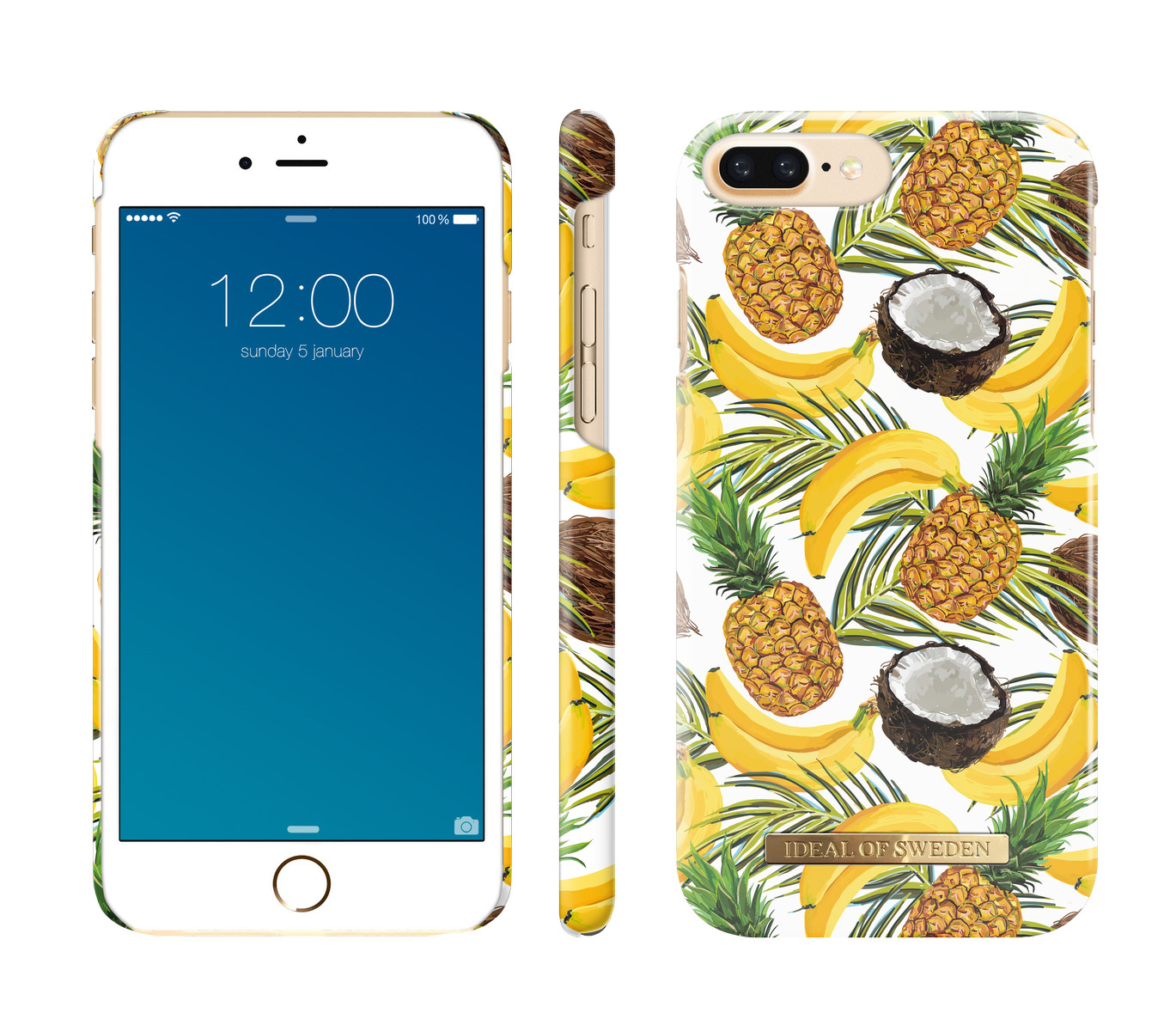 IDEAL OF SWEDEN Fashion, Backcover, Apple, iPhone 6 Plus, iPhone 7 Plus ,iPhone 8 Plus, Banana Coconut