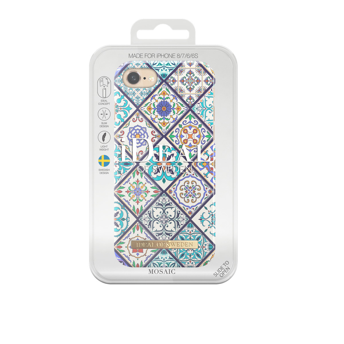 IDEAL OF SWEDEN Fashion, Backcover, Apple, iPhone 6, iPhone 7, iPhone 8, Mosaic