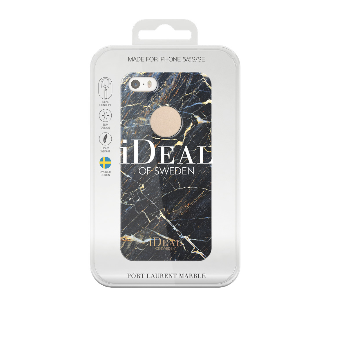 IDEAL OF SWEDEN Fashion, Backcover, Apple, iPhone SE (2016), Port Laurent Marble
