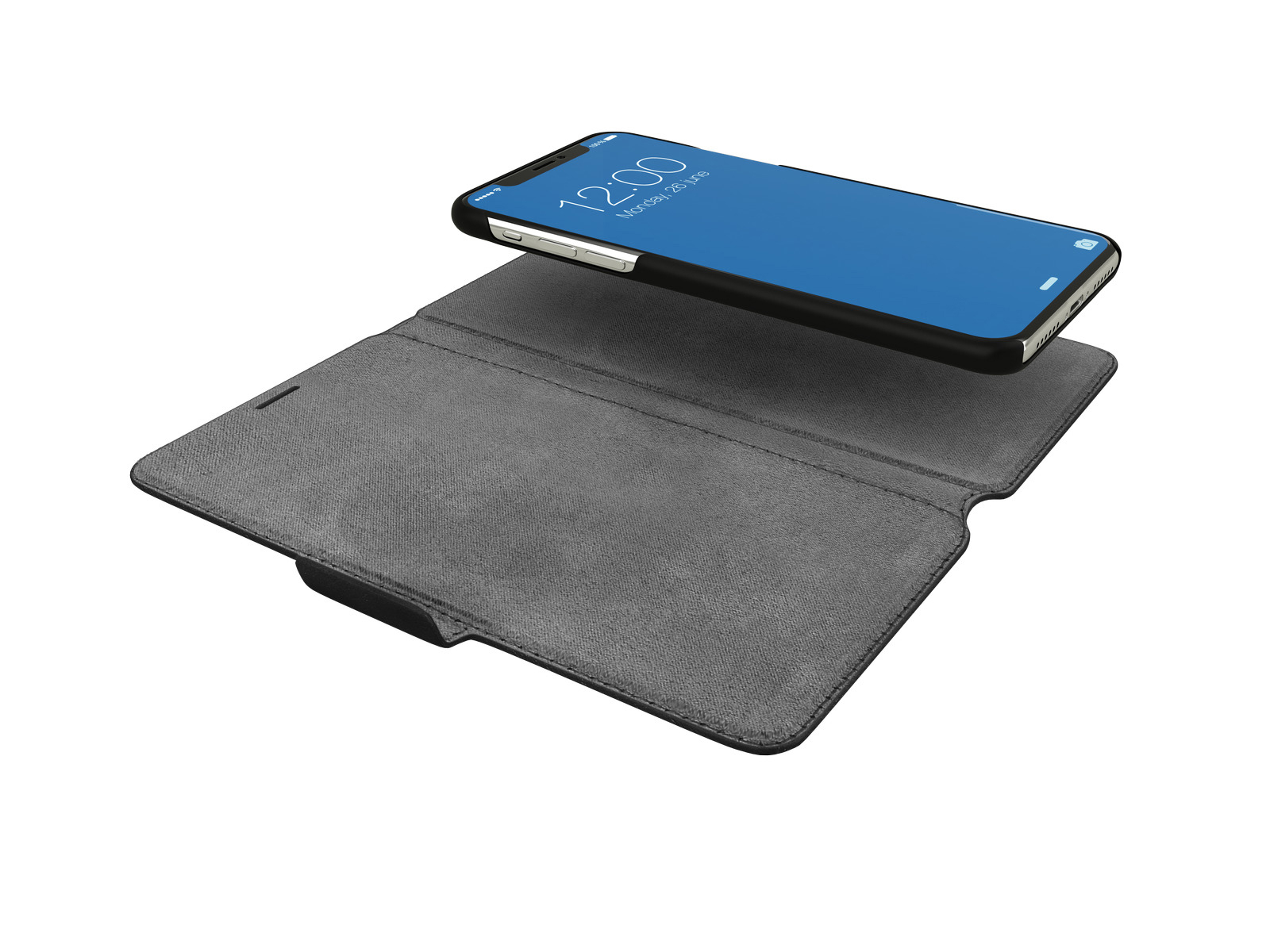 IDEAL OF SWEDEN London, Bookcover, Apple, iPhone X, Schwarz
