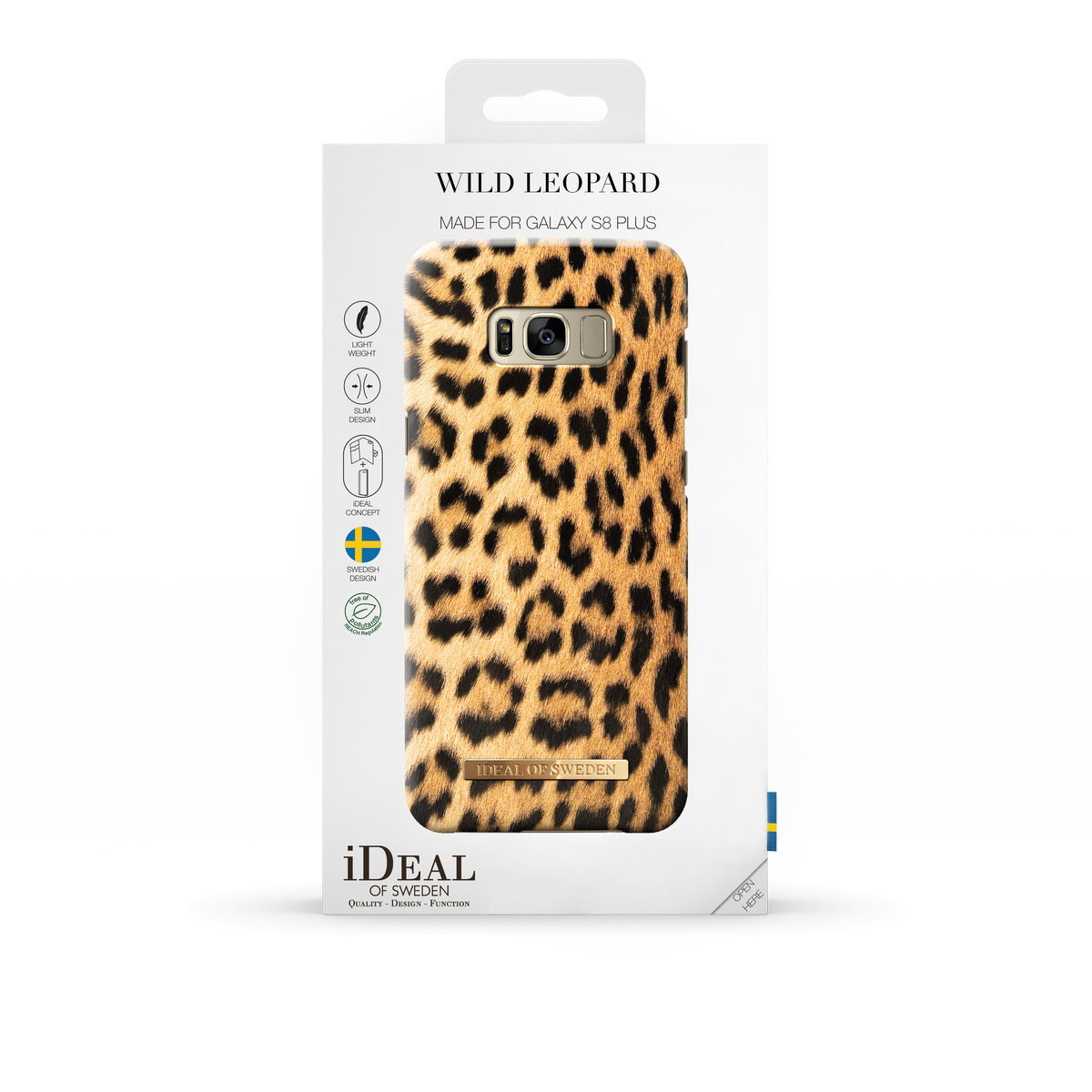 IDEAL OF SWEDEN Fashion, Backcover, Samsung, Galaxy S8+, Wild Leopard