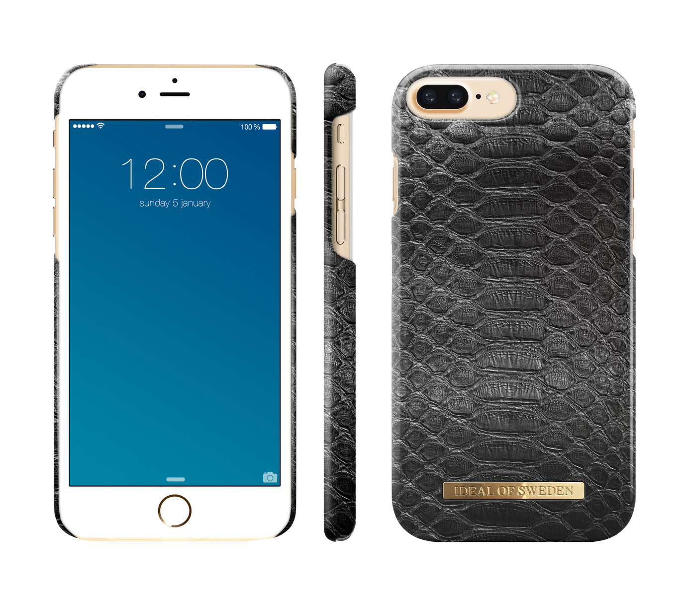 IDEAL OF SWEDEN Black 8 iPhone Fashion, Plus, iPhone ,iPhone Apple, Reptile Plus Plus, 7 6 Backcover