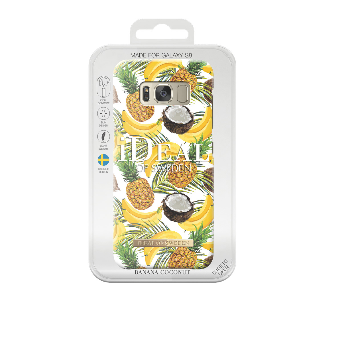 IDEAL OF SWEDEN Fashion, Backcover, Samsung, Galaxy S8, Banana Coconut