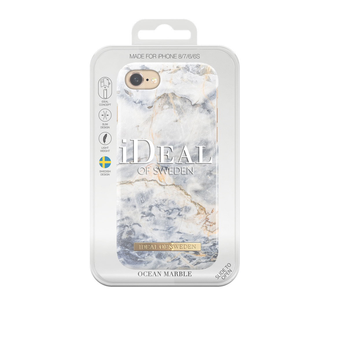 IDEAL OF SWEDEN Fashion, Marble iPhone Apple, Backcover, 7, iPhone 6, 8, Ocean iPhone
