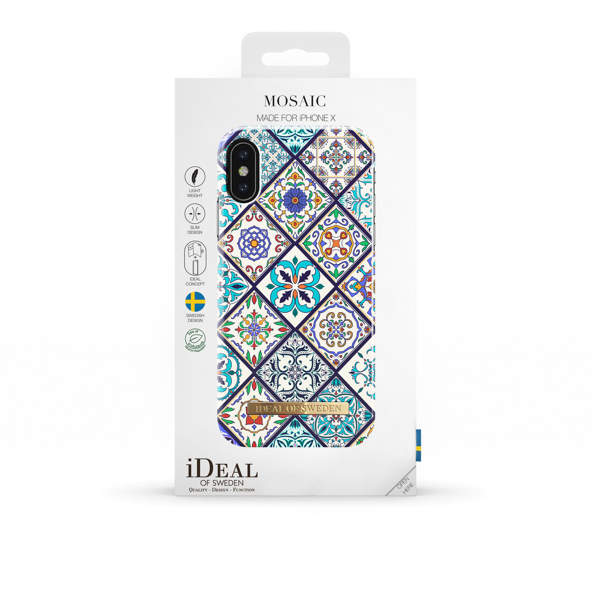 IDEAL OF SWEDEN Fashion, Backcover, Apple, iPhone X, Mosaic