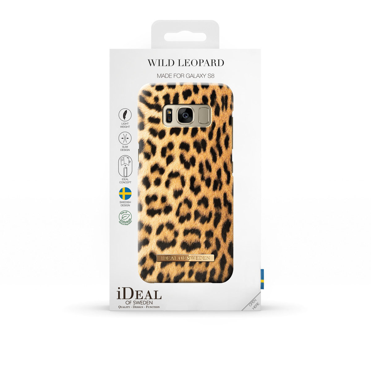 IDEAL OF SWEDEN Fashion, Backcover, Samsung, Galaxy S8, Wild Leopard