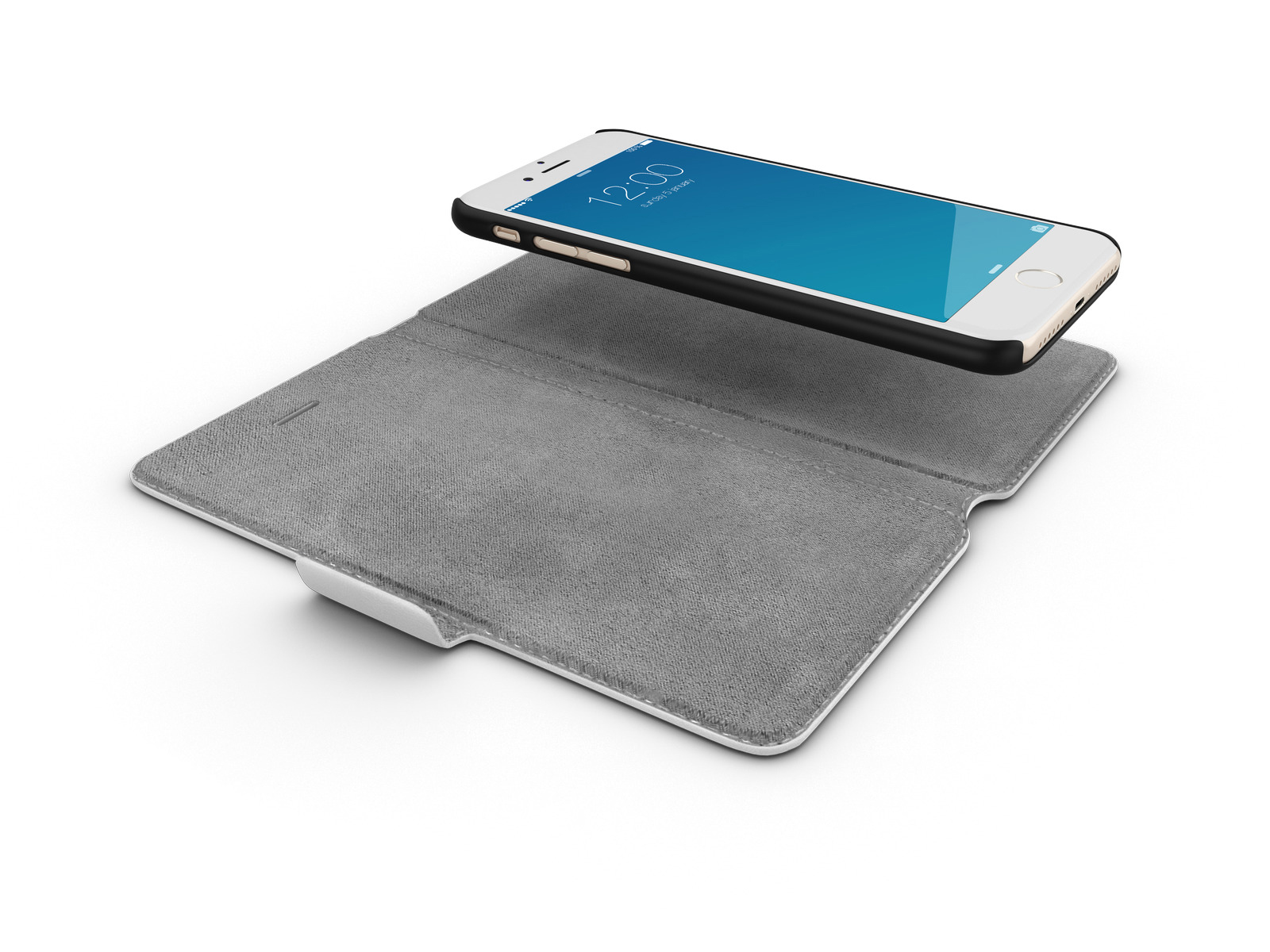 IDEAL OF SWEDEN Fashion, Bookcover, Apple, iPhone 6, iPhone 7, iPhone 8, Weiß
