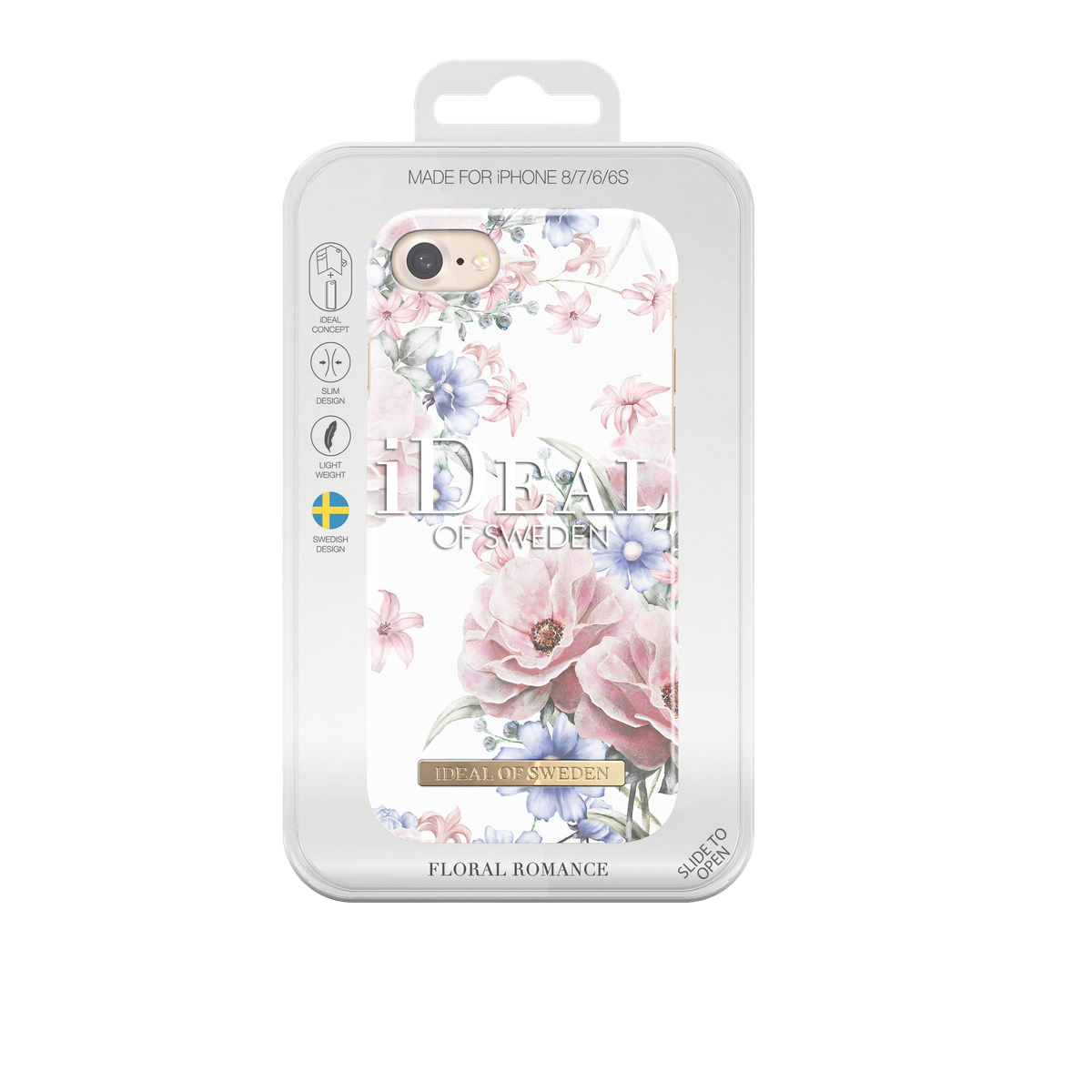6, iPhone Floral Fashion, Backcover, Romance SWEDEN IDEAL 8, Apple, 7, OF iPhone iPhone