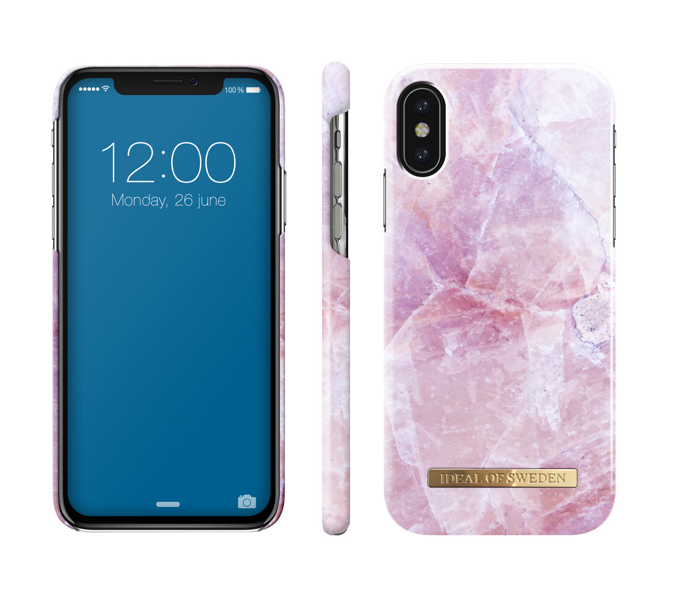 IDEAL OF SWEDEN Fashion, Backcover, Apple, iPhone X, Pink Marble