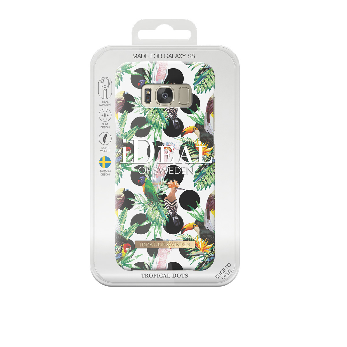 IDEAL OF SWEDEN Fashion, Backcover, Samsung, Galaxy S8, Tropical Dots
