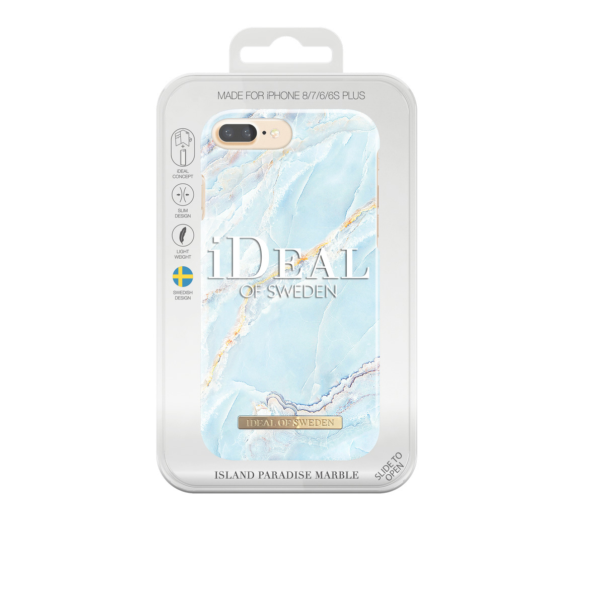 IDEAL OF SWEDEN Fashion, Backcover, Apple, iPhone 6 Plus, iPhone 7 Plus ,iPhone 8 Plus, Paradise Marble