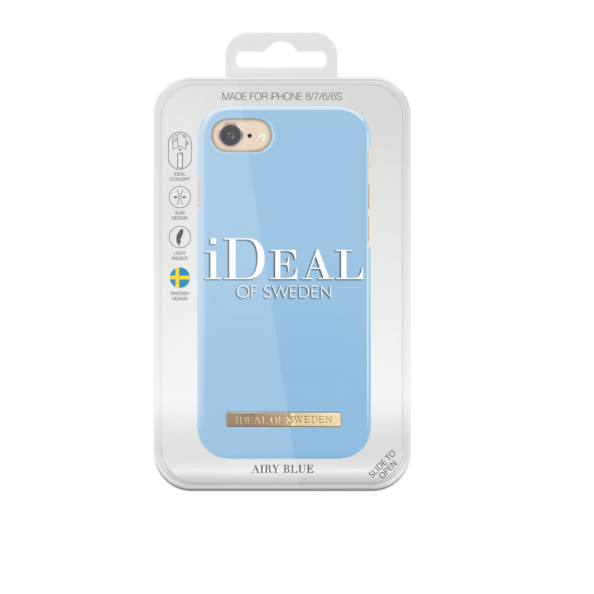IDEAL OF SWEDEN Fashion, iPhone iPhone Airy 6, Apple, 8, Blue Backcover, 7, iPhone