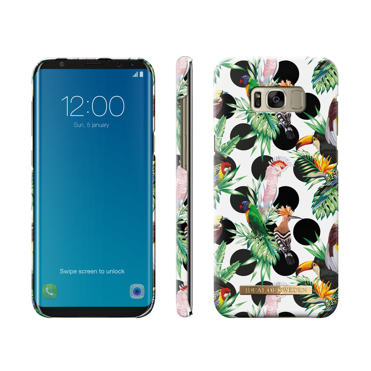 IDEAL OF SWEDEN Fashion, Backcover, Samsung, Galaxy S8+, Tropical Dots