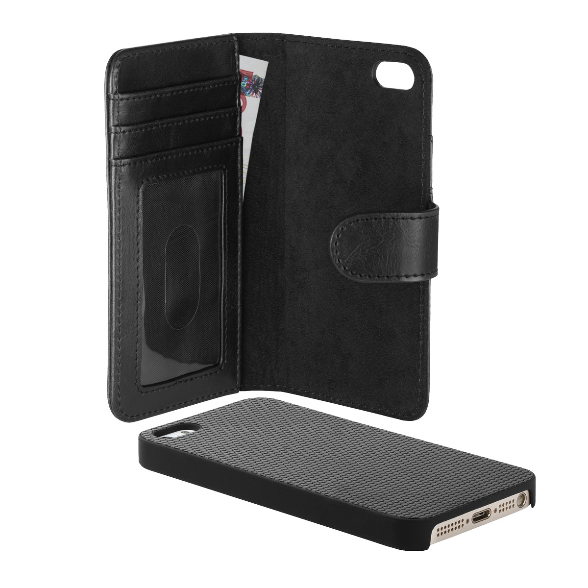 IDEAL OF SWEDEN Magnet, Bookcover, Apple, iPhone SE (2016), Schwarz