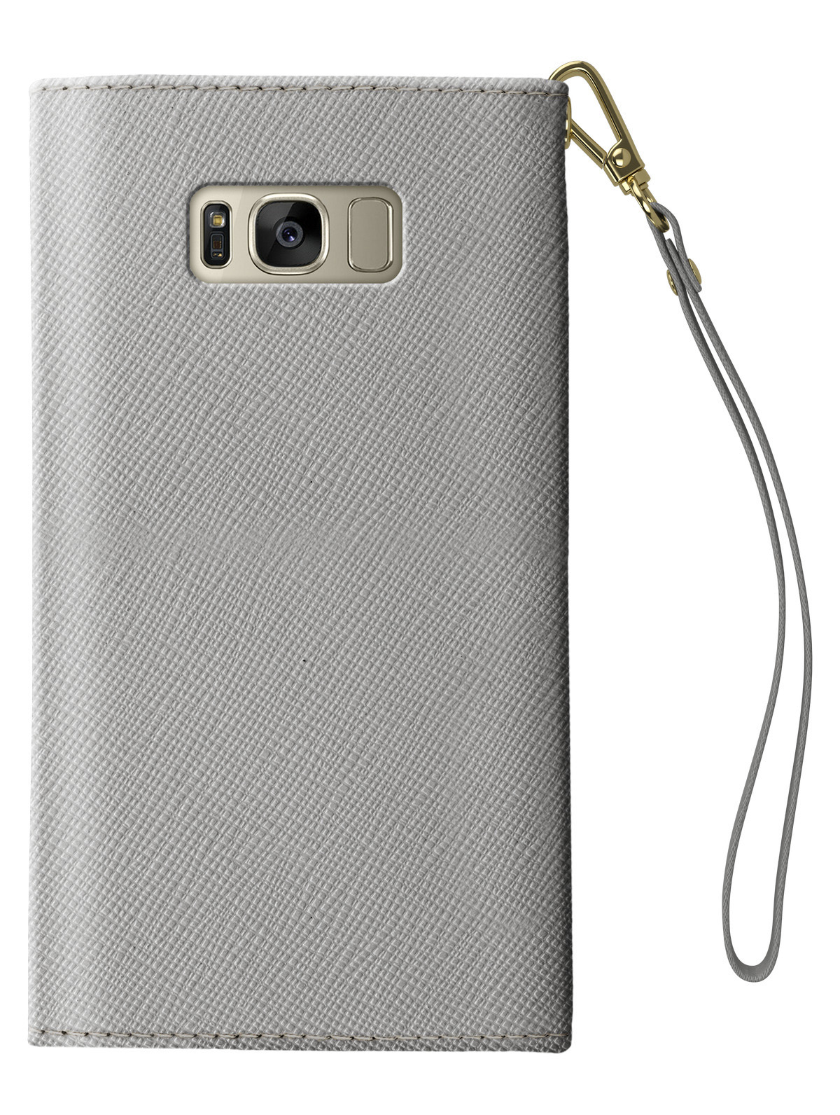IDEAL OF SWEDEN Mayfair Clutch, Bookcover, Samsung, Galaxy S8, Grau