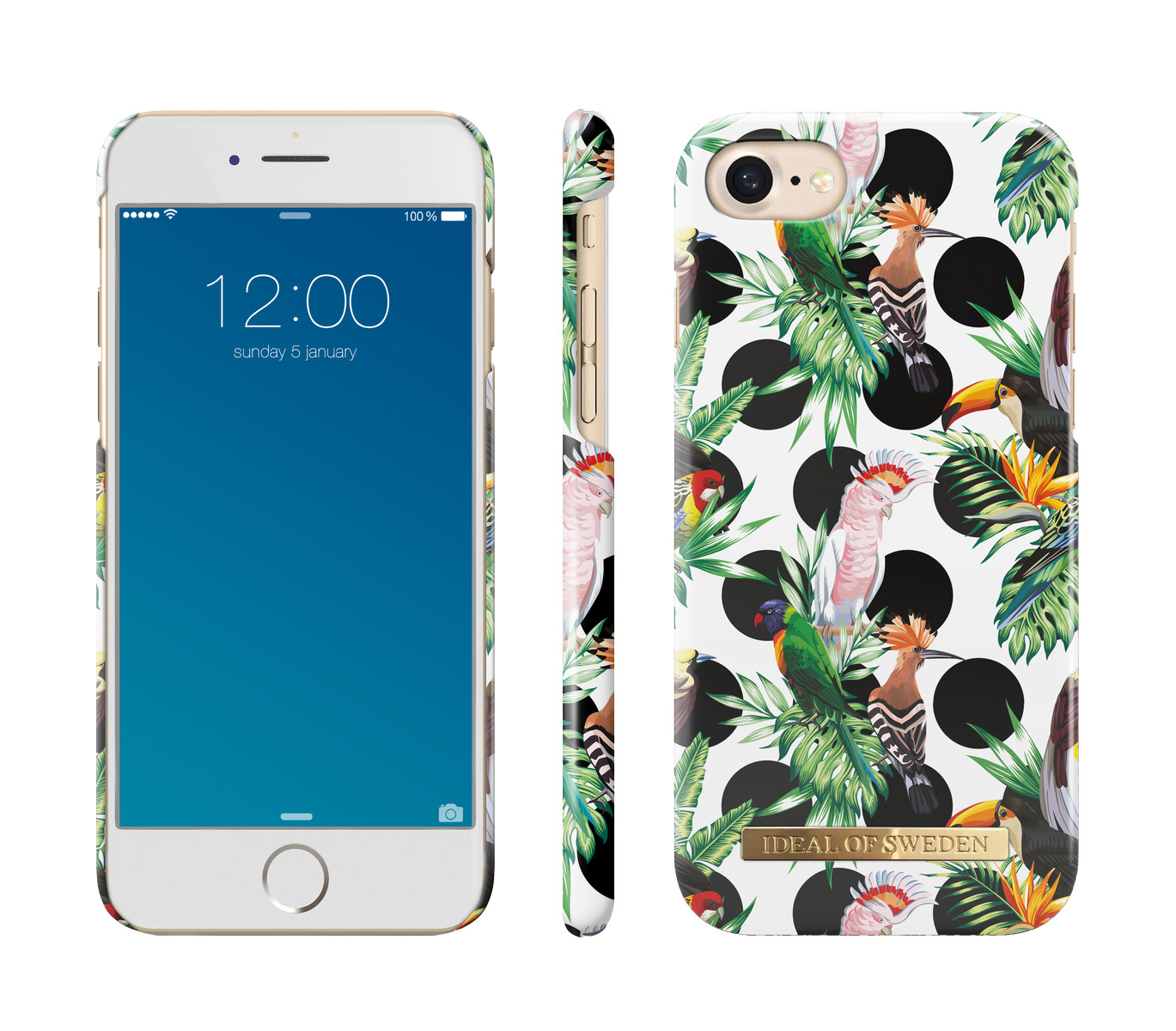 IDEAL OF SWEDEN Fashion, Backcover, Apple, iPhone 6, iPhone 7, iPhone 8, Tropical Dots