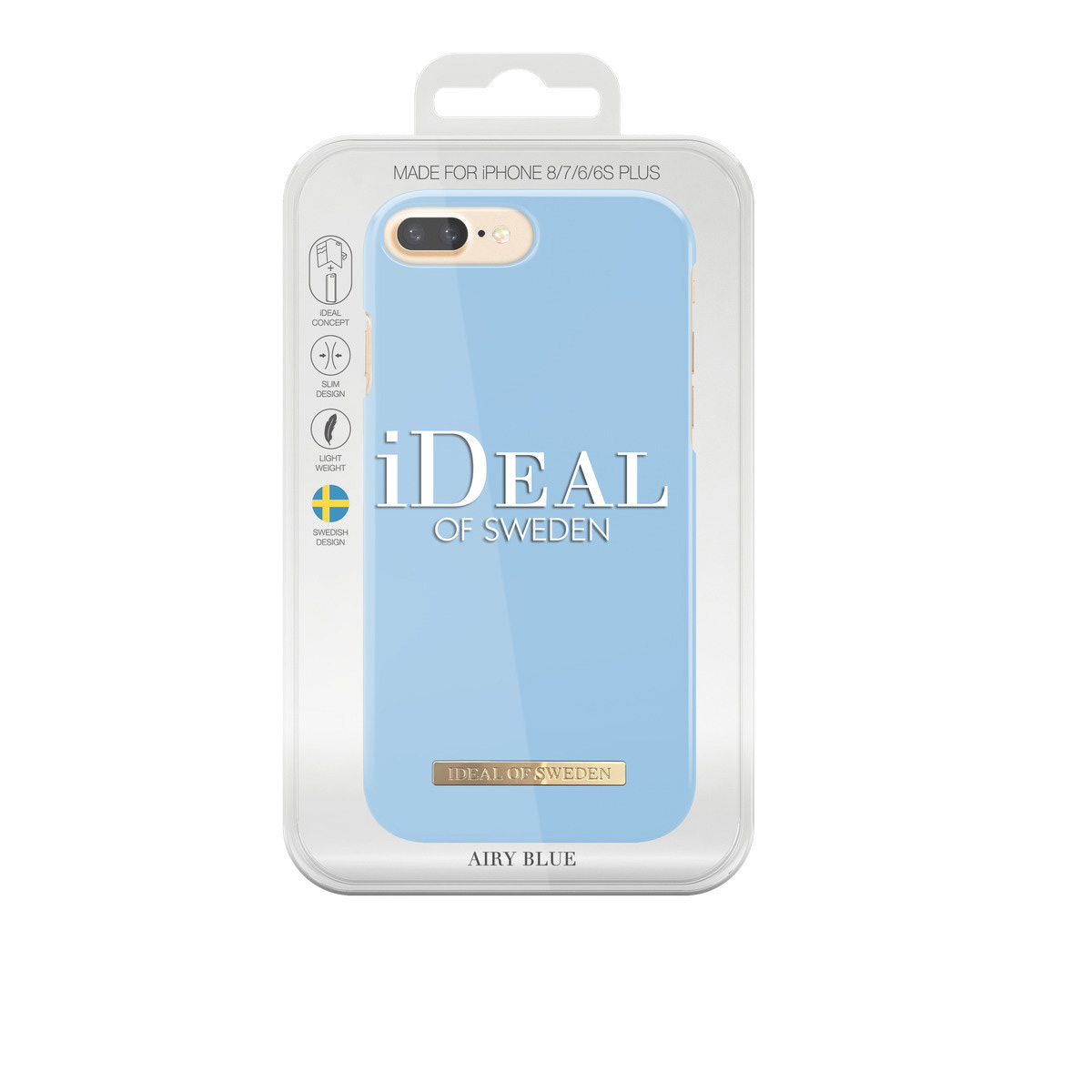 IDEAL OF SWEDEN Fashion, Backcover, Apple, iPhone 6 Plus, iPhone 7 Plus ,iPhone 8 Plus, Airy Blue