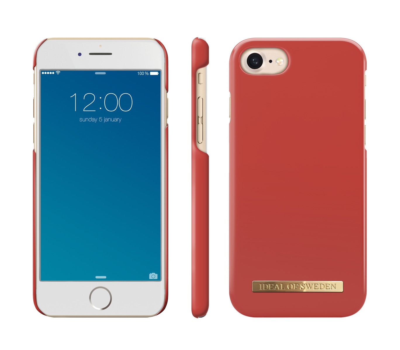 IDEAL OF SWEDEN Apple, iPhone Aurora Backcover, iPhone Fashion, iPhone Red 8, 7, 6