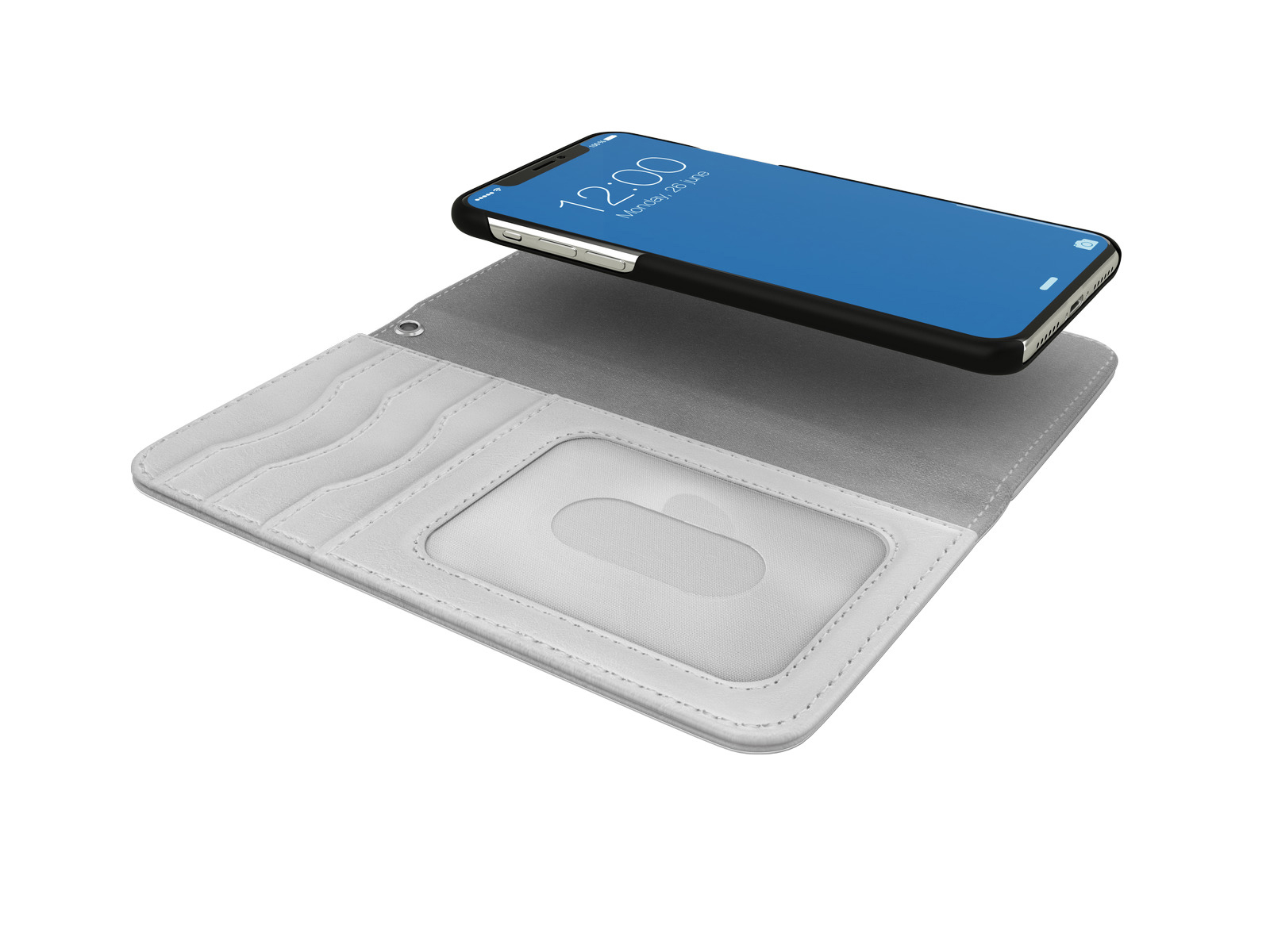 IDEAL OF SWEDEN Magnet, Bookcover, Apple, iPhone X, Weiß
