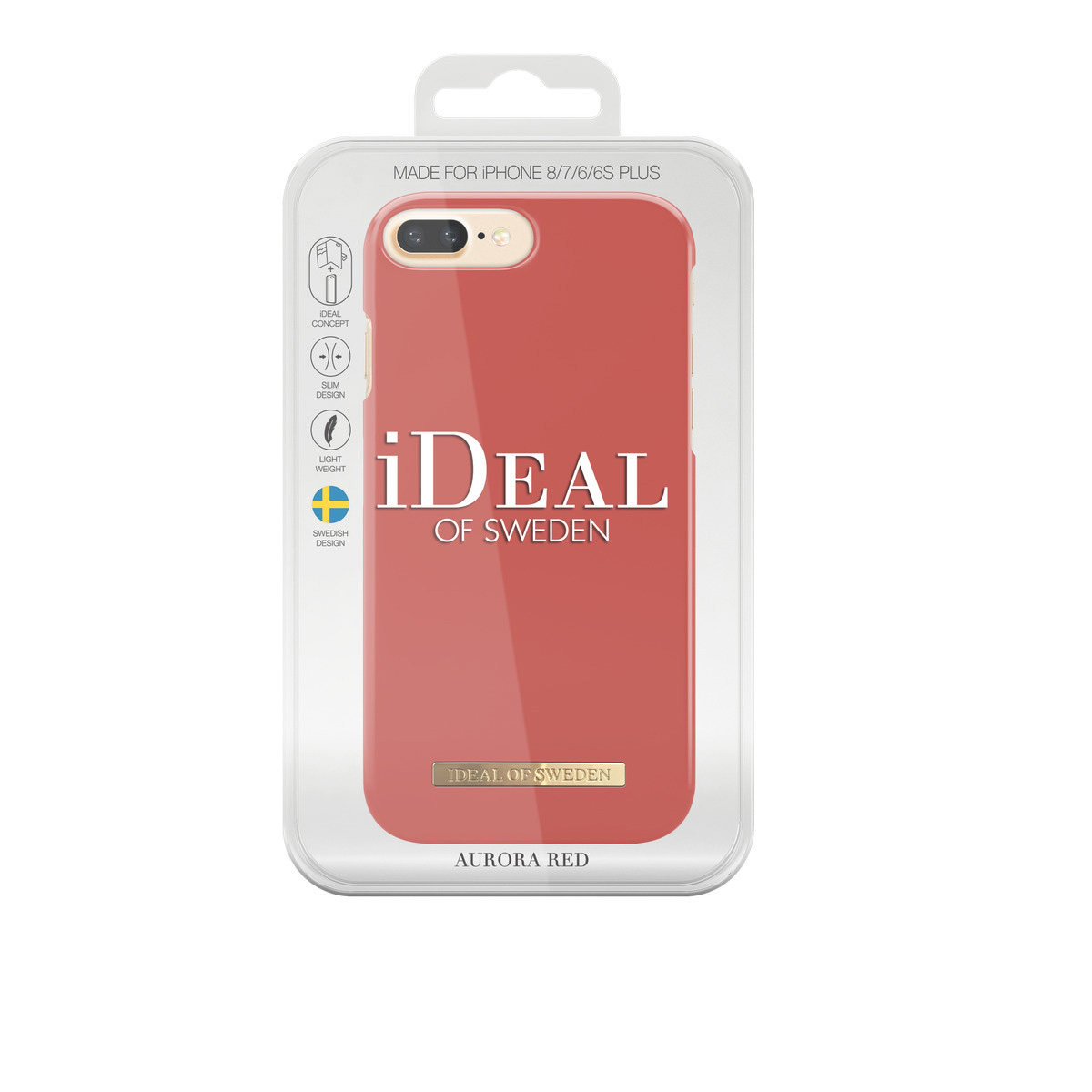IDEAL OF SWEDEN Fashion, Backcover, Apple, iPhone 6 Plus, iPhone 7 Plus ,iPhone 8 Plus, Aurora Red
