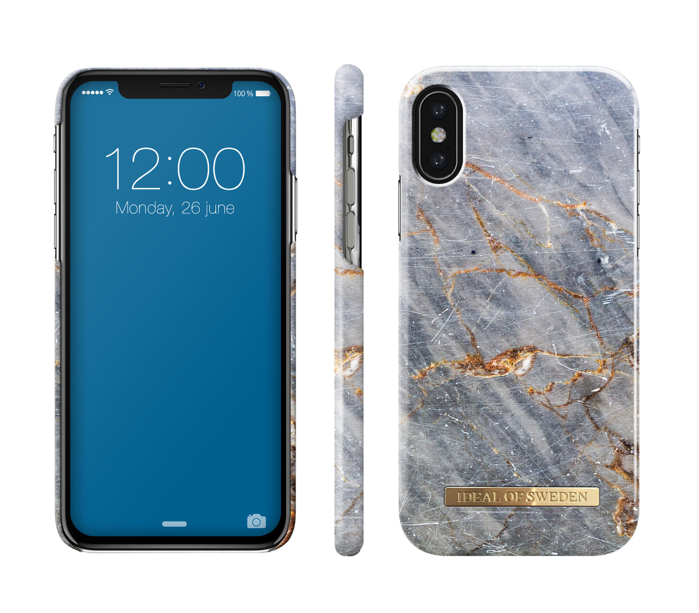 IDEAL OF SWEDEN Fashion, Backcover, Apple, iPhone X, Grey Marble