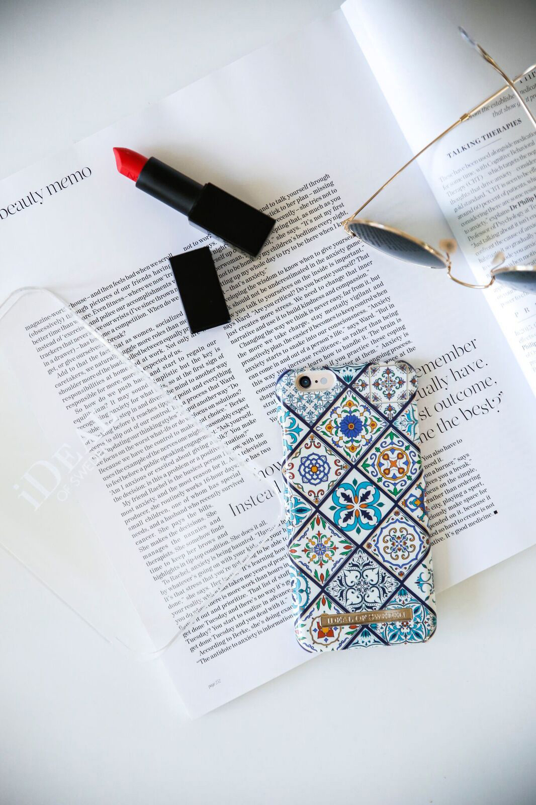 IDEAL OF SWEDEN Fashion, Backcover, Apple, iPhone 6, iPhone 7, iPhone 8, Mosaic