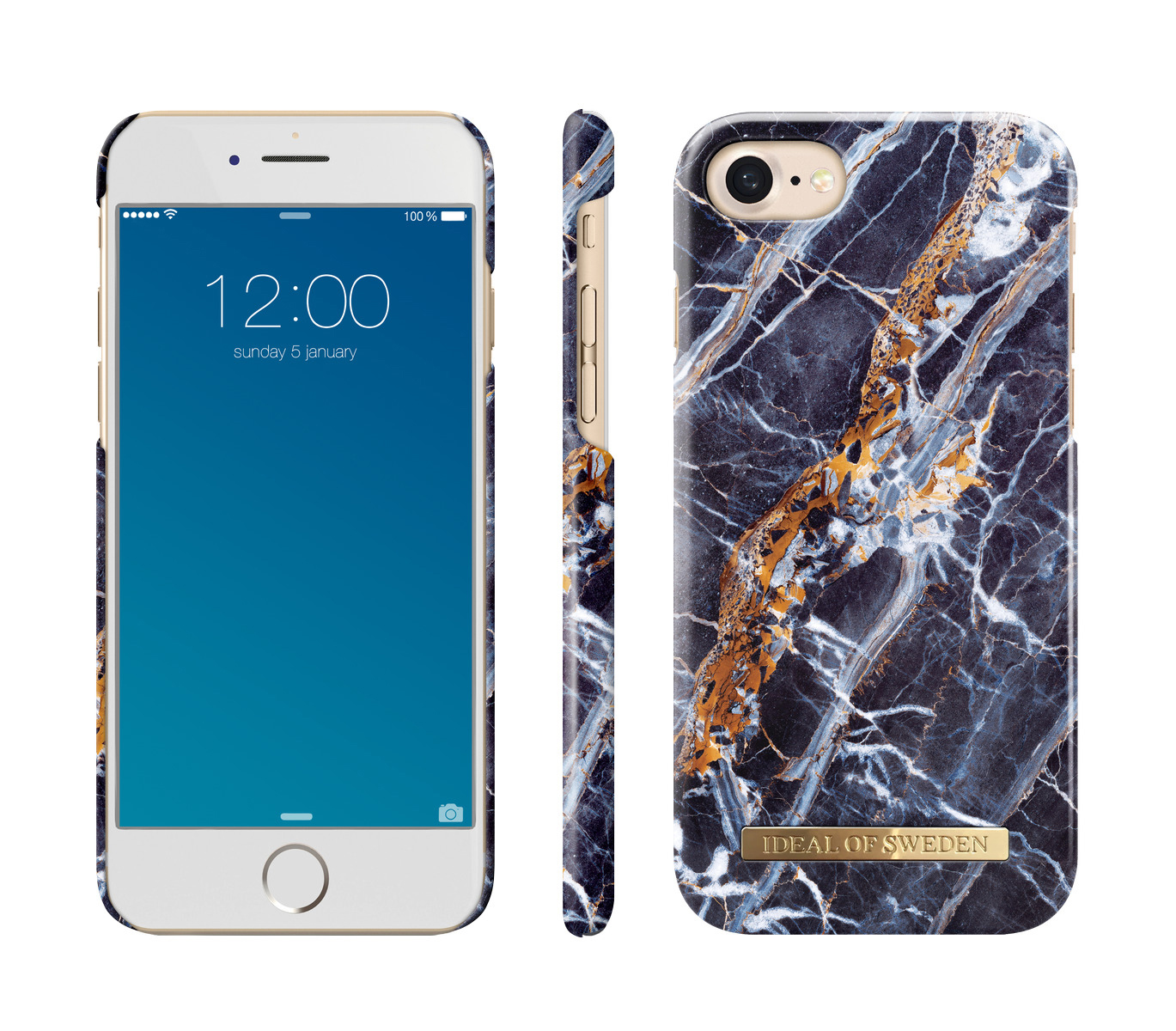 IDEAL OF SWEDEN Fashion, Backcover, Apple, iPhone 6, iPhone 7, iPhone 8, Blue Marble