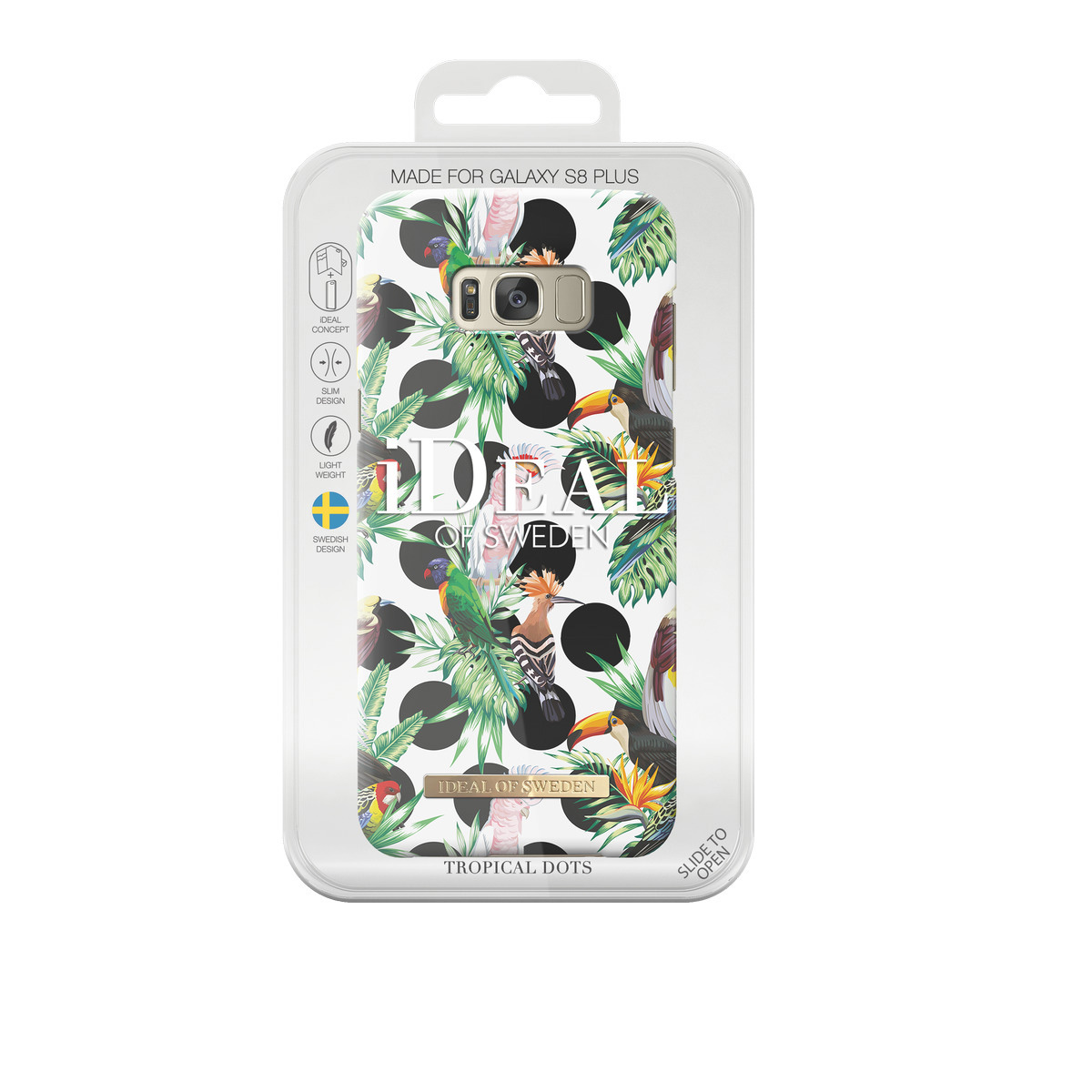 IDEAL OF SWEDEN Fashion, Backcover, Samsung, Galaxy S8+, Tropical Dots