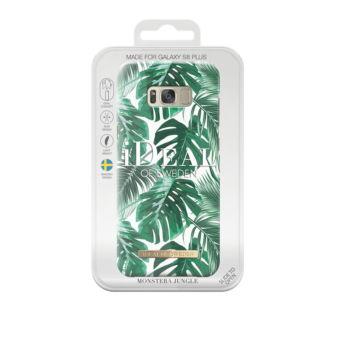 IDEAL OF SWEDEN Fashion, Backcover, Samsung, Galaxy S8+, Monstera Jungle