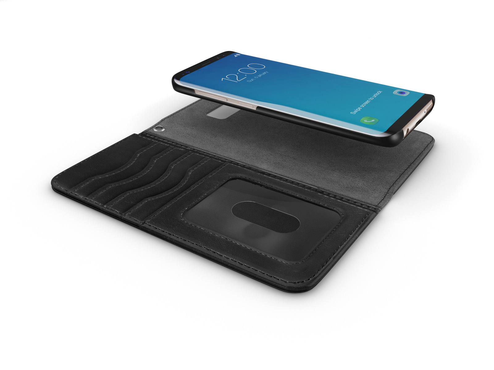 IDEAL OF SWEDEN Magnet, Bookcover, Samsung, Galaxy S8+, Schwarz