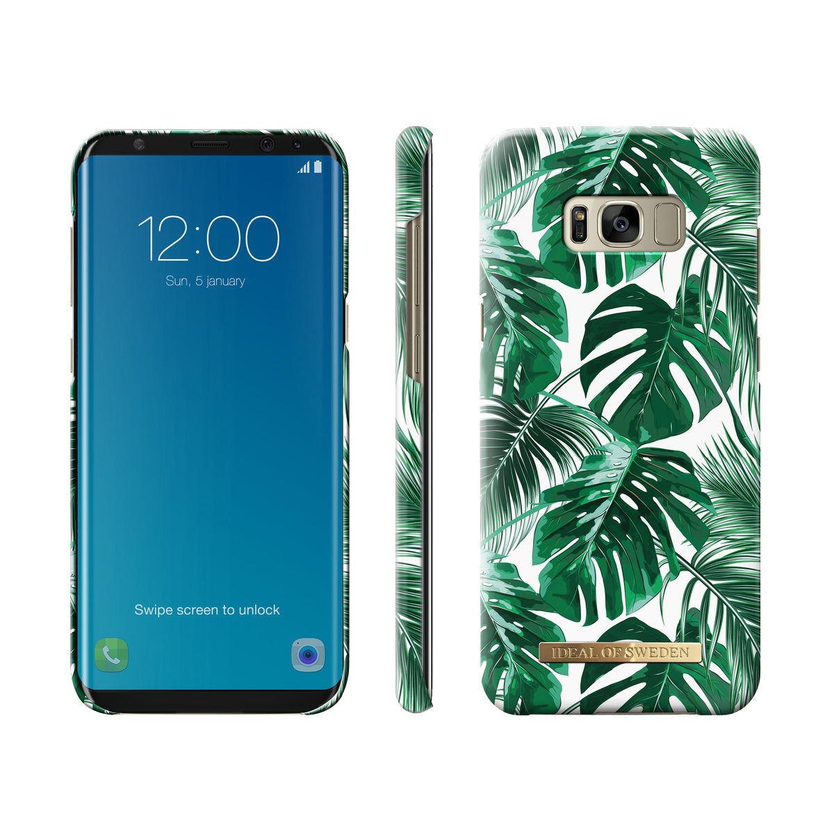 IDEAL OF SWEDEN Fashion, Backcover, Samsung, Galaxy S8+, Monstera Jungle