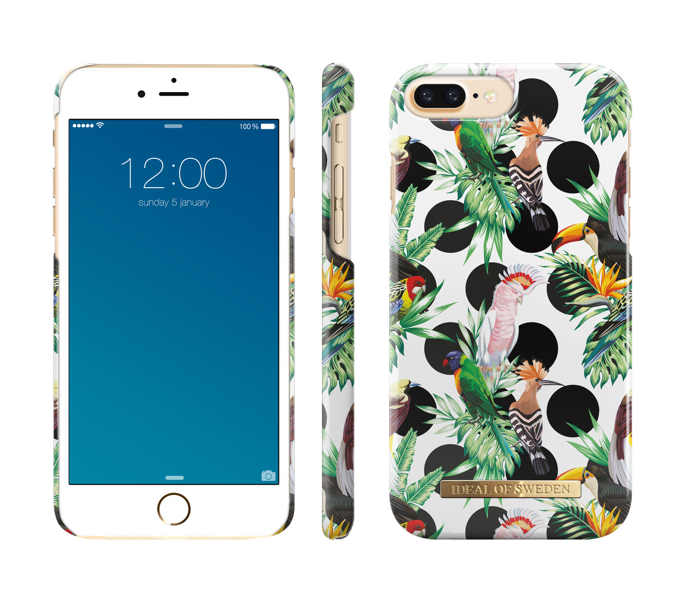 IDEAL OF SWEDEN Fashion, Backcover, Apple, iPhone 6 Plus, iPhone 7 Plus ,iPhone 8 Plus, Tropical Dots