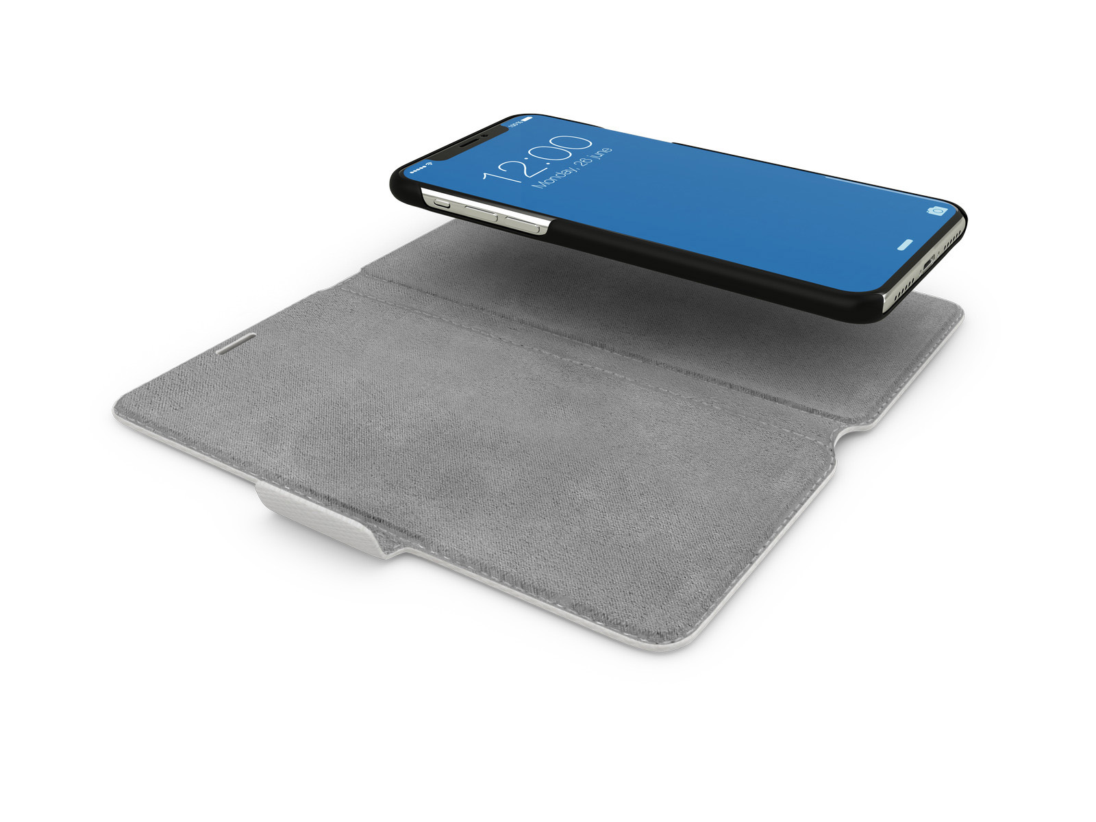 IDEAL OF SWEDEN Fashion, Bookcover, Apple, iPhone X, Weiß