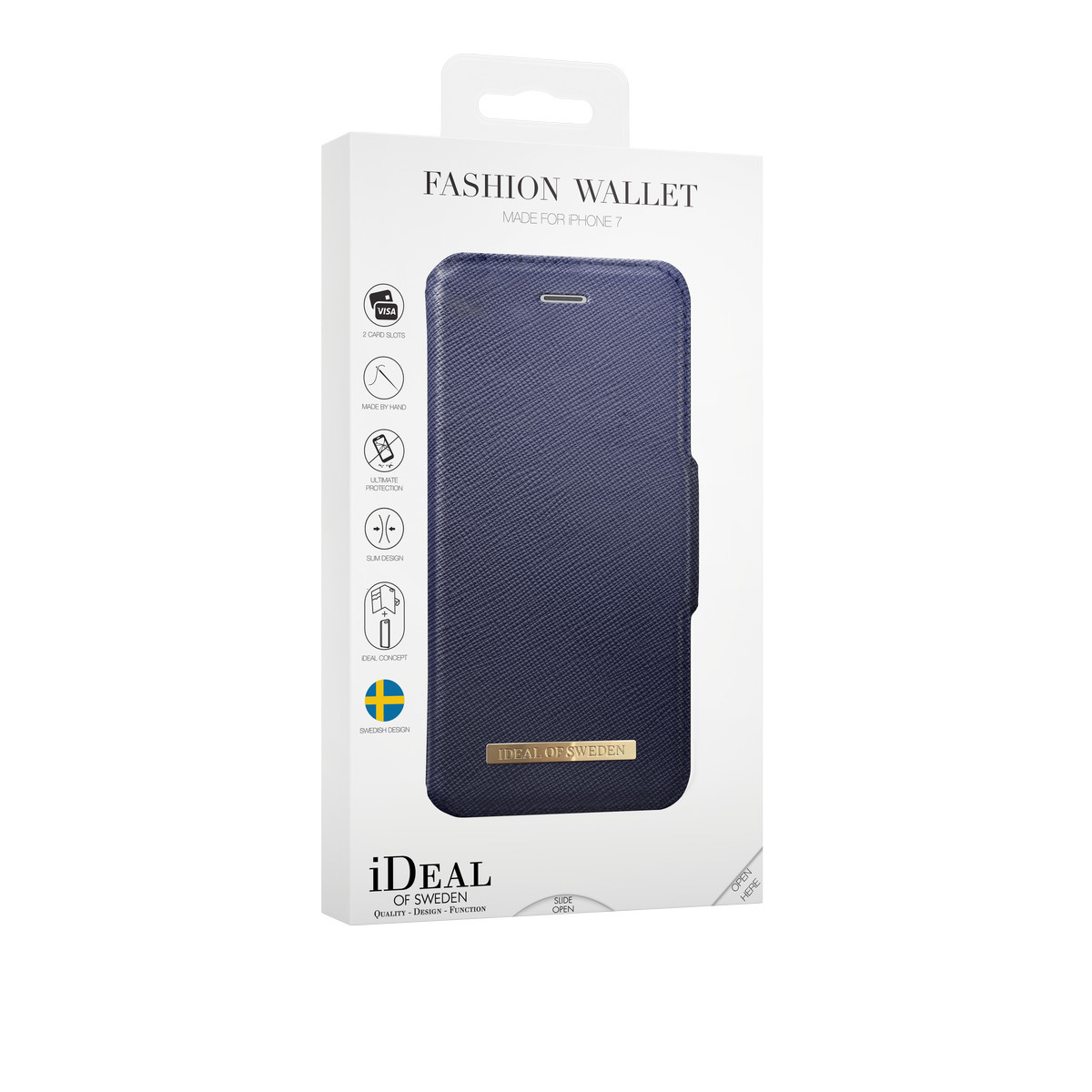 IDEAL OF SWEDEN Fashion, Bookcover, Apple, iPhone 6, iPhone 7, iPhone 8, Marine