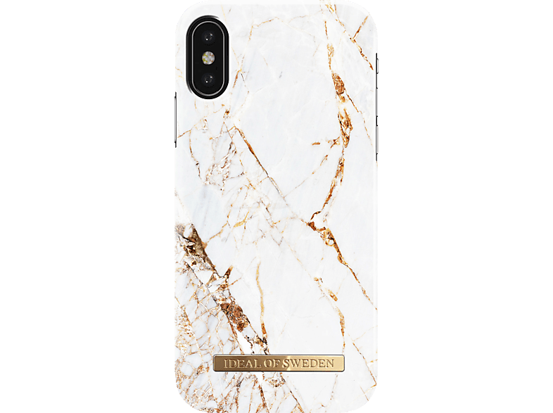 OF IDEAL SWEDEN Apple, Fashion, Backcover, iPhone Gold Carrara X,