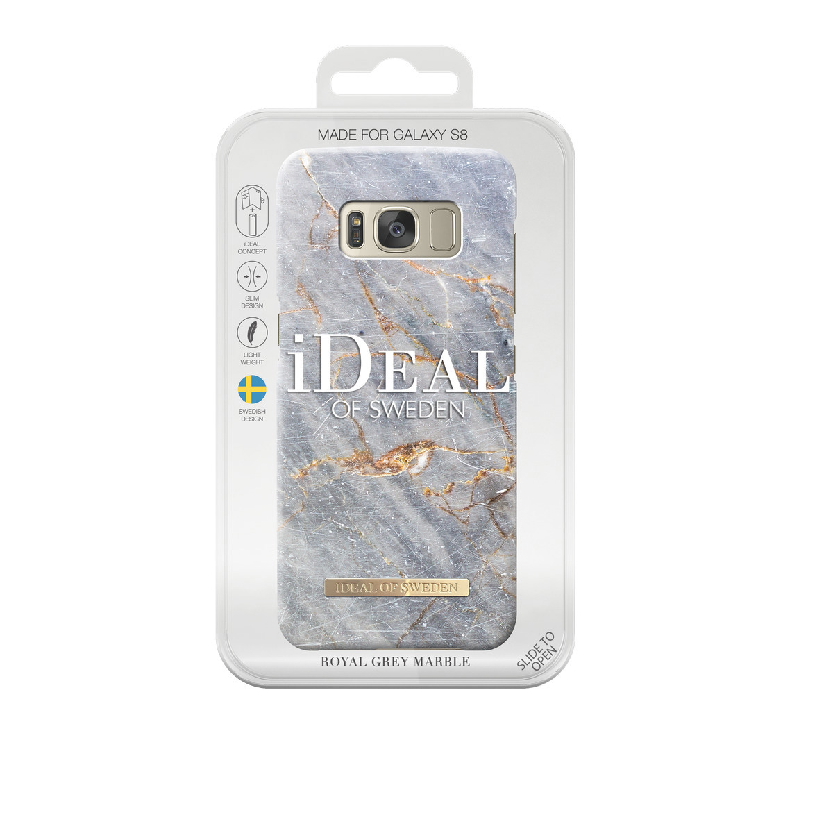 IDEAL OF SWEDEN Fashion, Backcover, Samsung, Galaxy S8, Royal Grey Marble